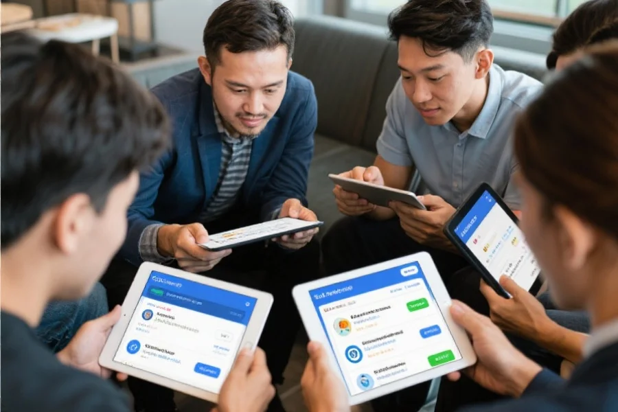 用户查阅平台评价