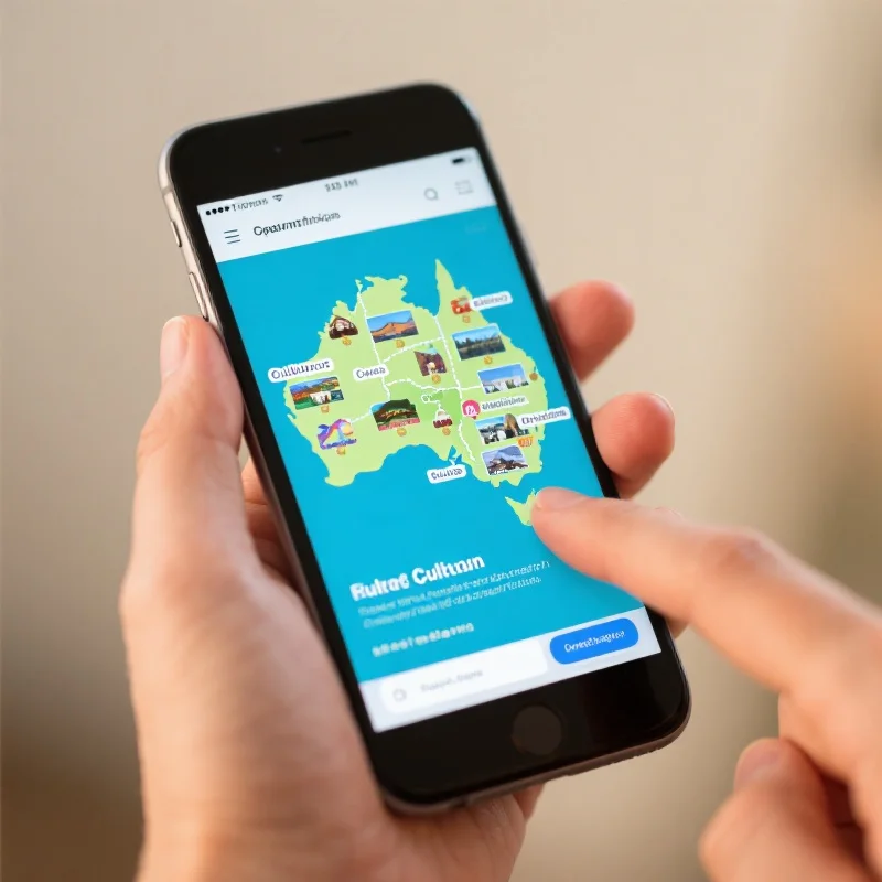 澳洲幸运8App上的互动地图