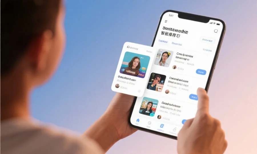 个性化内容推荐界面